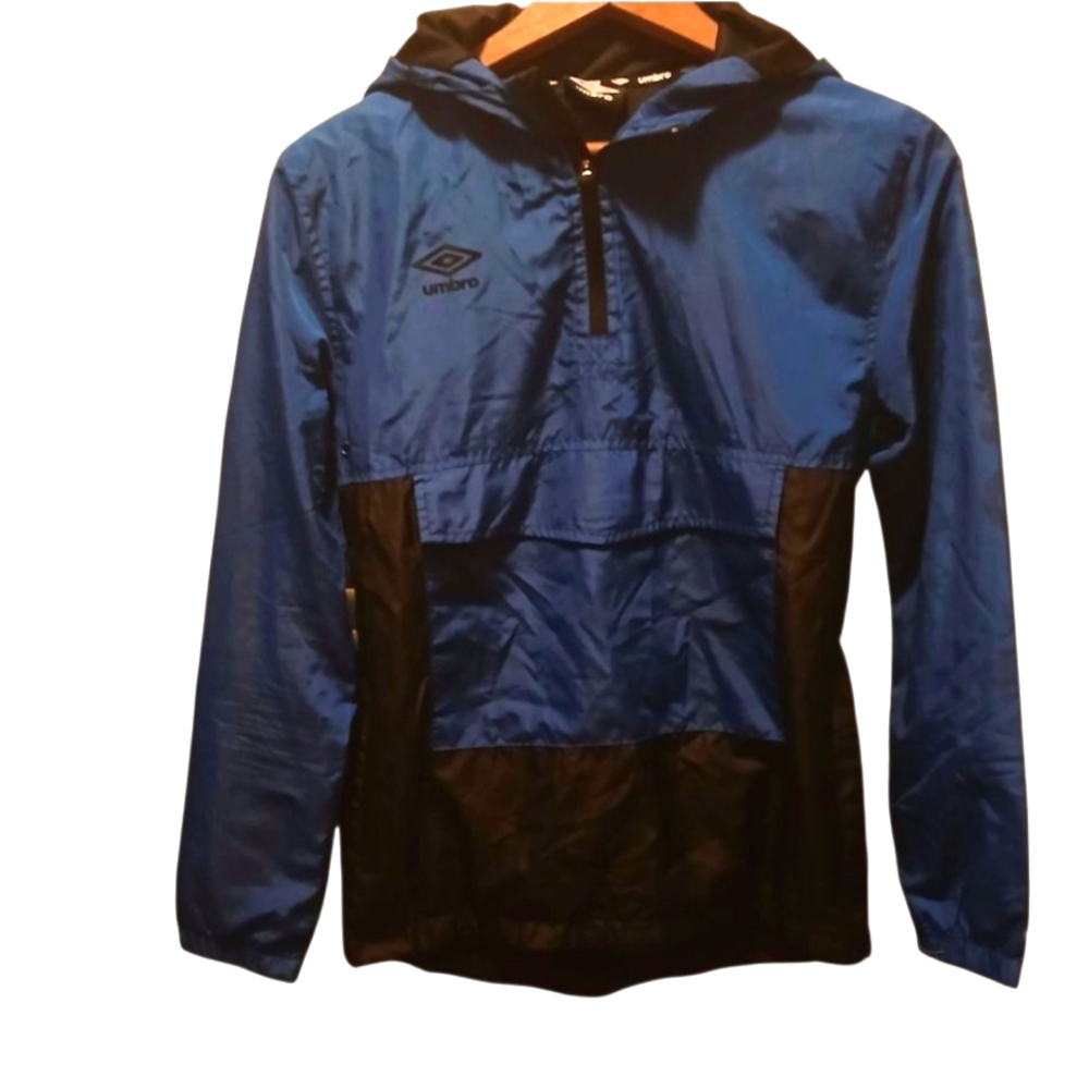 Umbro Kids Blue and Black Windbreaker